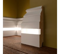 Напольный плинтус Еvrowood PN 090 LED 100x18x2000 мм PN090LED