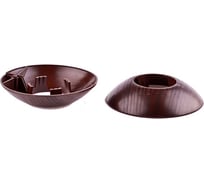 Напольные розетты GRACE (2 шт; 16 мм; венге) УТ000073451