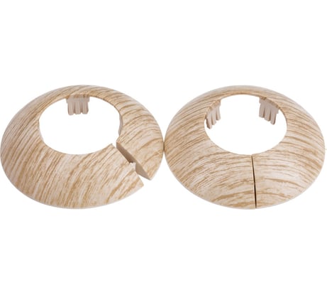 Розетты для труб Grace (2 шт, диаметр 32 мм, Дуб беленый) УТ000012212