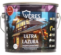 Декоративная пропитка Veres для дерева Верес Ультра Лазура №7 VU-14, полуглянцевая, 2,7 л, махагон 281397