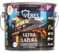 Декоративная пропитка Veres для дерева Верес Ультра Лазура №32 VU-41, полуглянцевая, 2,7 л, топленое молоко 281424