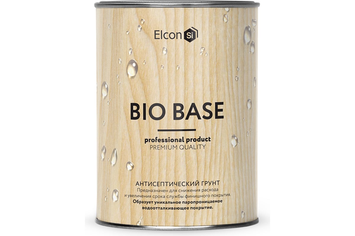 Антисептик для дерева Elcon Bio Base 0.9 л 00-00462307 - выгодная цена,  отзывы, характеристики, фото - купить в Москве и РФ