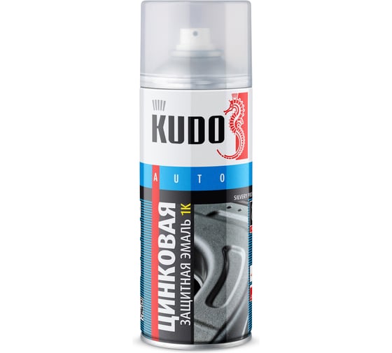 Эмаль защитная цинковая KUDO 1K 520 мл KU-2300