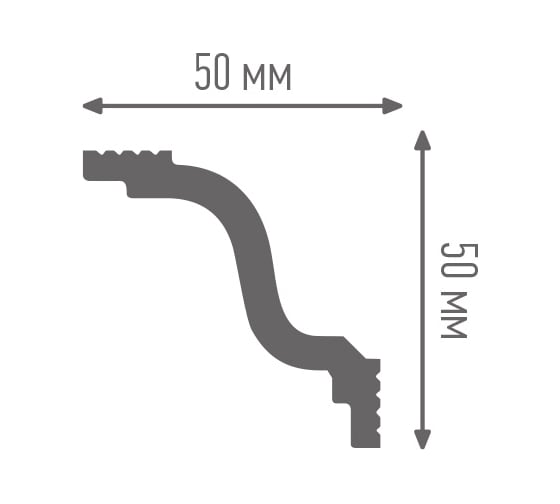 Плинтус ПЛИНТЭКС V 50/50 24607173942603