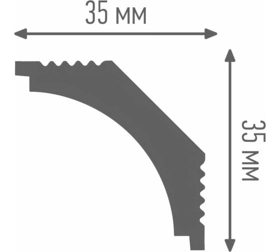 Плинтус ПЛИНТЭКС N 35/35 24607086050020