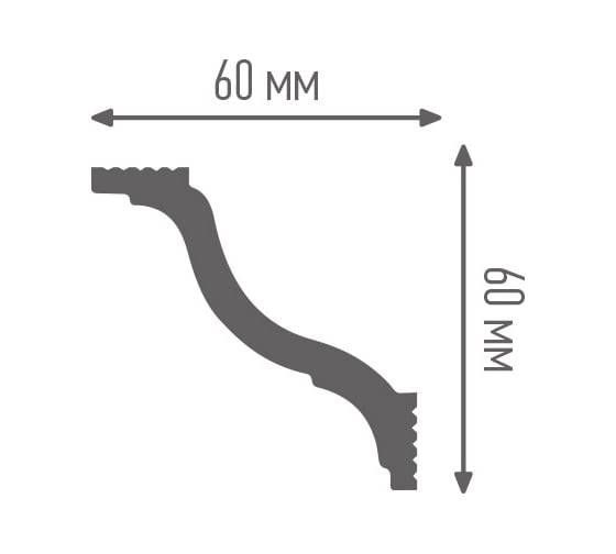 Плинтус ПЛИНТЭКС W 60/60 24607173942627