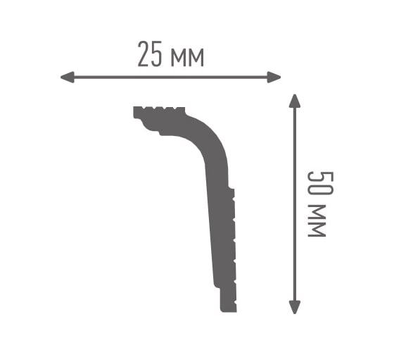 Плинтус ПЛИНТЭКС IC 25/50 14607173946543