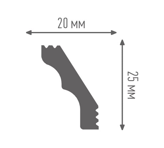 Плинтус ПЛИНТЭКС B 20/25 24607173945888