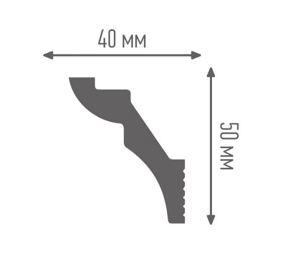 Плинтус ПЛИНТЭКС H 40/50 SC 14607173941500