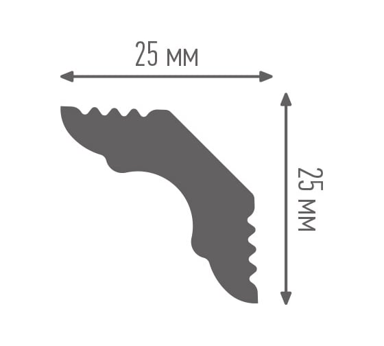 Плинтус ПЛИНТЭКС E 25/25 24607173945932