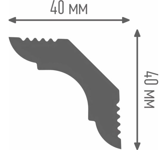 Плинтус ПЛИНТЭКС E 40/40 24607086051102