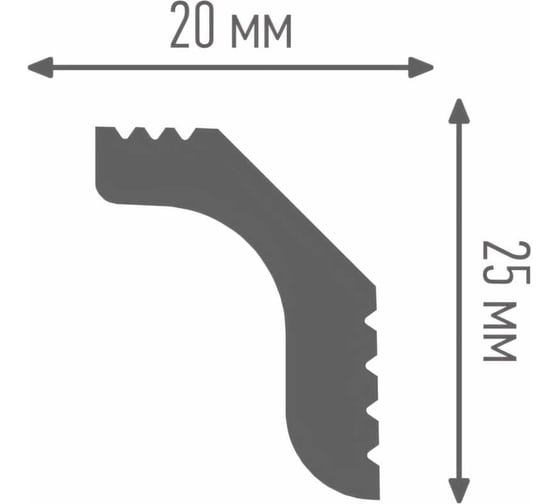 Плинтус ПЛИНТЭКС C 20/25 24607173945895