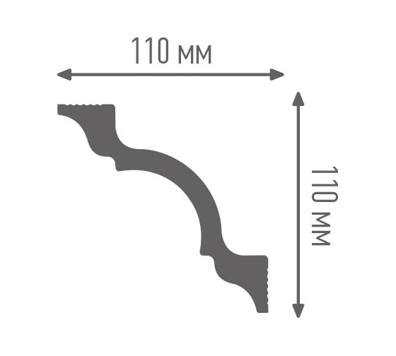 Плинтус ПЛИНТЭКС I 110/110 24607173946007