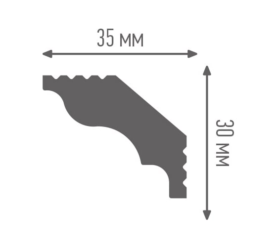 Плинтус ПЛИНТЭКС D 35/30 24607086050167