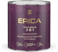 Грунт- эмаль по ржавчине ПРЕСТИЖ Erica красная, 0.8 кг 260749