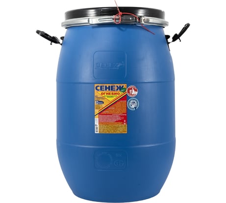 Огнебиозащита для древесины СЕНЕЖ ОГНЕБИО бочка Е 65 кг 00000000612