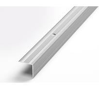 Порог угловой алюминиевый ЛУКА (20x20 мм, 0,9 м, Серебро) УТ000000901
