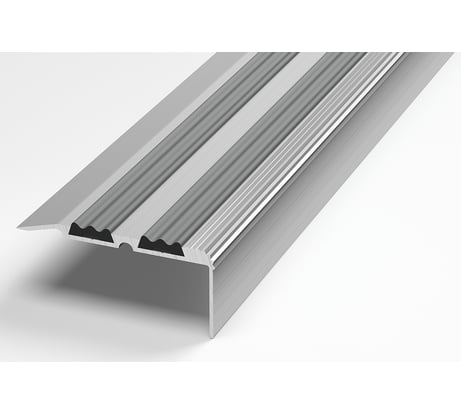 Порог угловой алюминиевый ЛУКА (68x31 мм, 0,9 м, Без покрытия) 00000001753