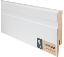 Плинтус Arbiton Loctike 106 МР1002 (белый; 2420x100x15 мм) 105261