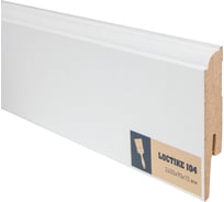 Плинтус Arbiton Loctike 104 МР0901 (белый; 2420x90x15 мм) 105259