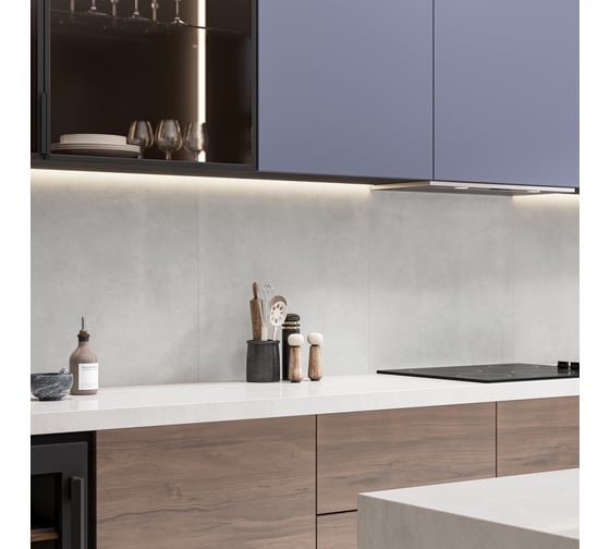 Керамогранит AlmaCeramica Alma Ceramica Флора / Flora лаппатированный 600х600х9 1,8м2 (5шт в уп) серый GFU6060FLO07L