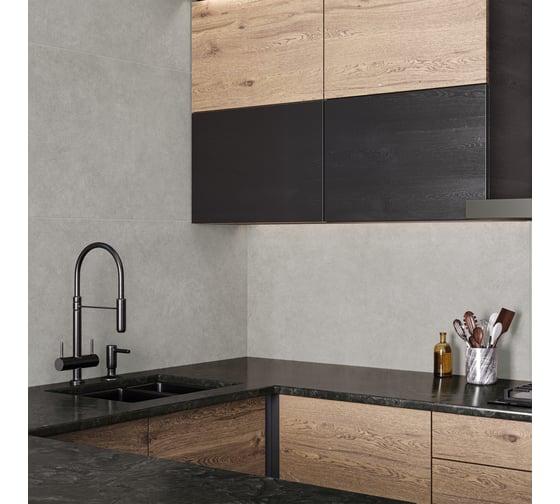 Керамогранит AlmaCeramica Alma Ceramica Бонд / Bond матовый 600х1200х8,5 1,44м2 (2 шт в уп) серый GFU60120BND70R