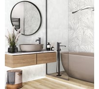 Керамогранит AlmaCeramica Alma Ceramica Флора / Flora лаппатированный 600х1200х8,5 1,44м2 (2 шт в уп) белый GFU60120FLO00L