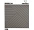Мягкие реечные панели LAKO в комплекте 5 шт DECOR 600-600 мм, Серый LKD-RE-6060-DIAGON-W004-KO 3