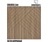 Мягкие реечные панели LAKO в комплекте 5 шт DECOR 600-600 мм, Светло-Коричневый LKD-RE-6060-DIAGON-W005-KO 3