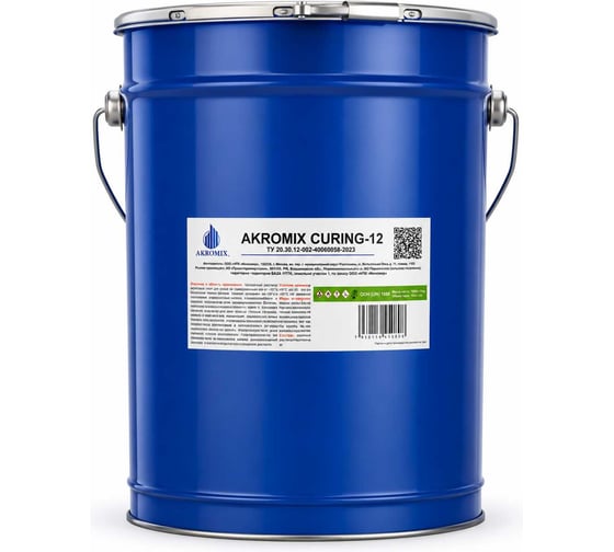 Влагоудерживающая пропитка AKROMIX Curing-12 по ТУ 20.30.12-002-40060058-2023 (Ведро 10л) cur1210l