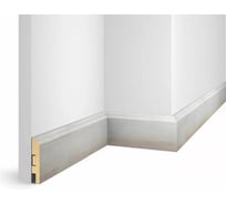 Плинтус COSCA DECOR WP07 экошпон, дуб кремовый, 80x16x2400 мм, МДФ СПБ103656