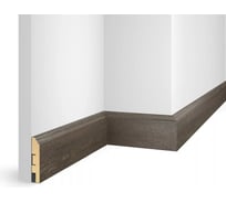 Плинтус COSCA DECOR ЕP07 NanoFlex дуб турецкий, 80x16x2400 мм, МДФ СПБ082725