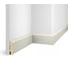 Плинтус COSCA DECOR ЕP07 NanoFlex груша Белая, 80x16x2400 мм, МДФ СПБ080947 1