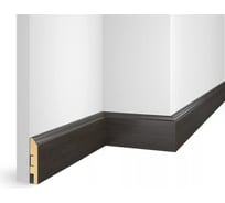 Плинтус COSCA DECOR ЕP07 NanoFlex дуб бархатный, 80x16x2400 мм, МДФ СПБ082729
