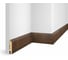 Плинтус COSCA DECOR WP07 экошпон, дуб Барон темный, 80x16x2400 мм, МДФ СПБ103249 1