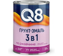 Грунт-эмаль Formula Q8 по ржавчине СЕРАЯ 20 кг (1) 209837
