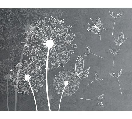 Бумажные бесшовные фотообои Verol Одуванчики 75-БФО_04796