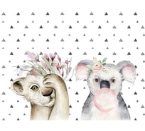 Бумажные бесшовные фотообои Verol Детские с животными 57_БФО_04730