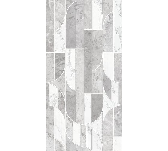 Плитка настенная AZORI SAINT LAURENT DECOR PATTERN 31.5х63 (1,79 м2/9 шт) СК000044957