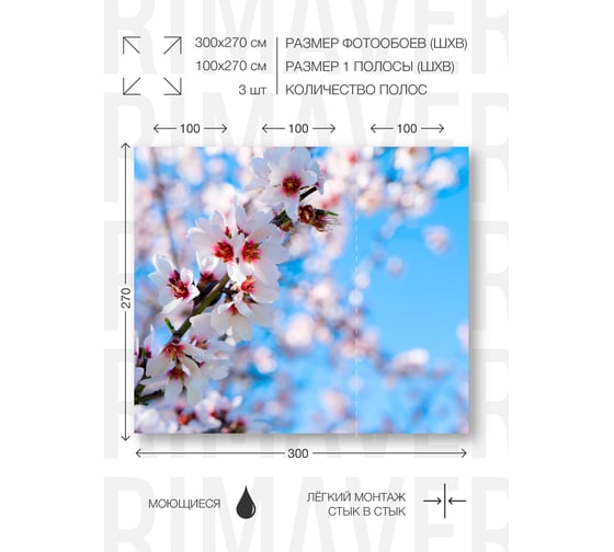 Фотообои PRIMAVERA Весна PV-1093-P3