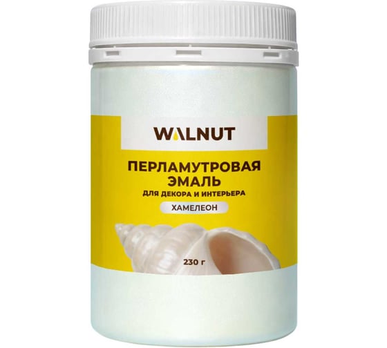 Перламутровая эмаль для декора и интерьера WALNUT Хамелеон, 230 г WLN0196