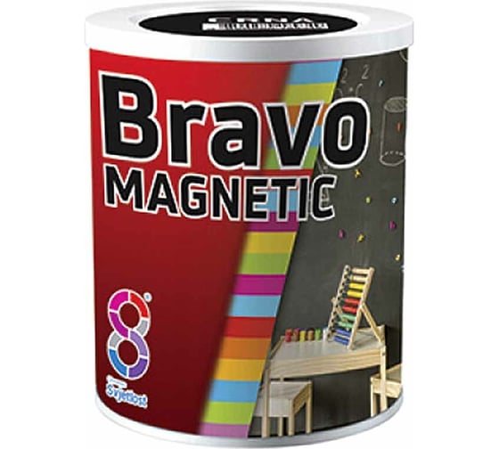 Магнитная краска Goodhim BRAVO MAGNETIC черный, 0,5 л 89226