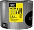 Грунт-эмаль по ржавчине ОРЕОЛ TITAN чёрный RAL 9005 0.4 л 0.4 кг 89274 3