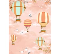 Бумажные бесшовные фотообои Verol Шары на бежевом 34-БФО_03056