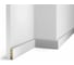 Плинтус COSCA DECOR AP02 под покраску, белый, 60x16x2400 мм, МДФ, с пазом СПБ077577 1