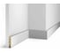 Плинтус COSCA DECOR AP79 под покраску, белый, 80x16x2400 мм, МДФ, с пазом СПБ103244 1