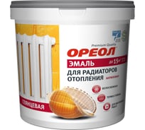 Эмаль для радиаторов отопления Ореол (термостойкая; акриловая; матовая; белая; 2.5 кг) 76513