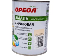 Акриловая эмаль Ореол (глянцевая; слоновая кость; 0.9 кг) 78181