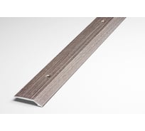 Порог разноуровневый алюминиевый ЛУКА (32 мм, 1,8 м, декоративный, Дуб дымчатый) УТ000021978
