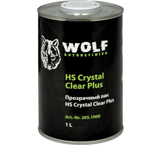 Лак WOLF HS Crystal Clear Plus (прозрачный; 1 л) 205.1000 1
